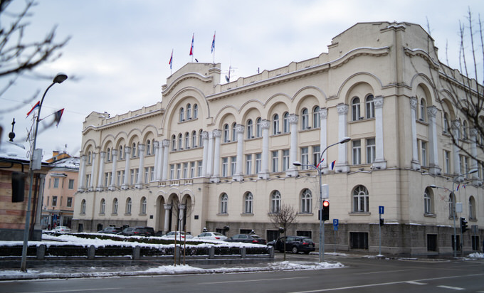 Gradska uprava Banjaluka, opština, zima, snijeg